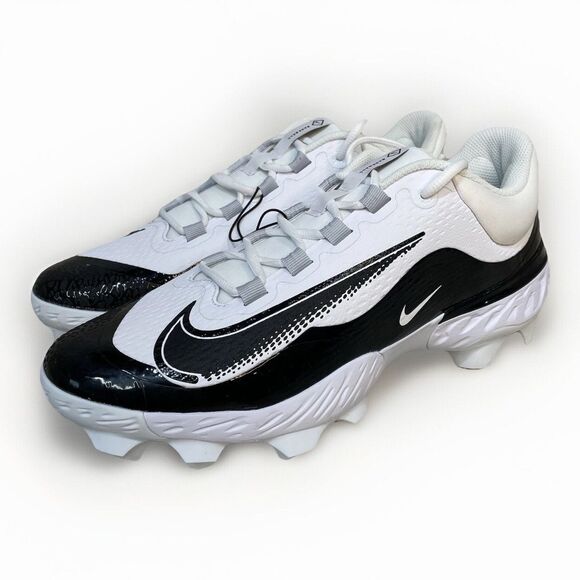 Nike Alpha Huarache Elite 4 Low Men\'s 11.5 White MCS Baseball Cleats FD6255-101 main image 6